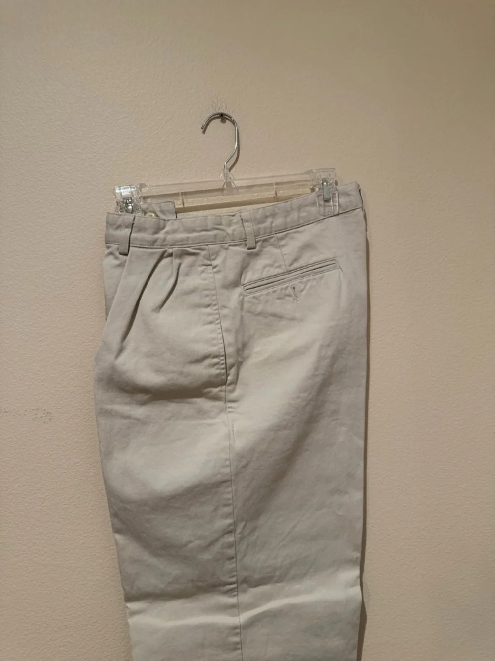 Men's Casual Chino Pants in Light Beige